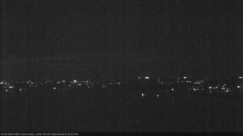 Lake Travis webcam, March 4, 2024 7:25 PM CT