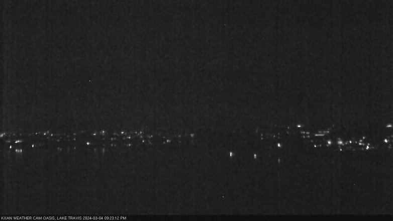 Lake Travis webcam, March 4, 2024 9:25 PM CT