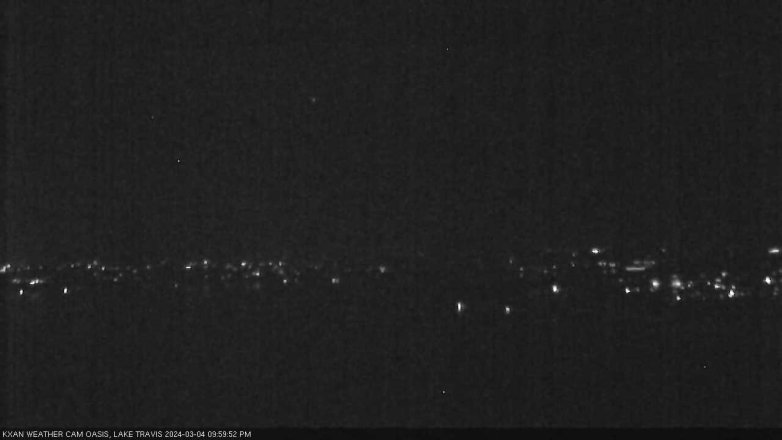Lake Travis webcam, March 4, 2024 10:00 PM CT