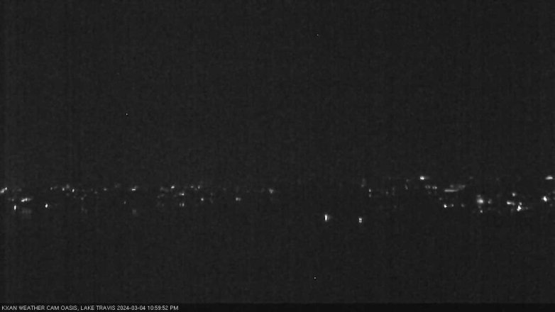 Lake Travis webcam, March 4, 2024 11:00 PM CT