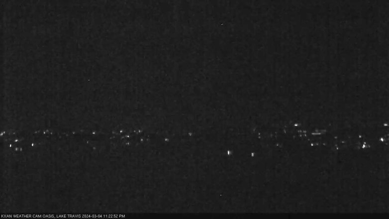 Lake Travis webcam, March 4, 2024 11:25 PM CT
