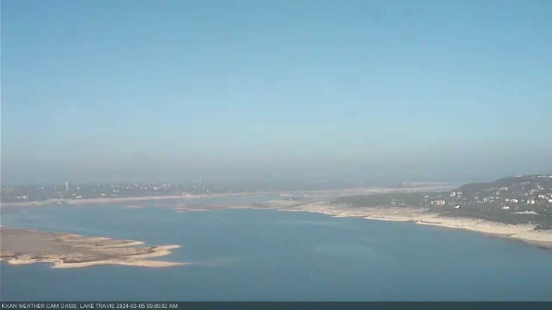 Lake Travis webcam, March 5, 2024 9:00 AM CT