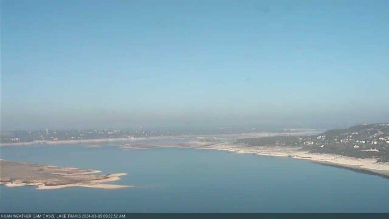 Lake Travis webcam, March 5, 2024 9:25 AM CT