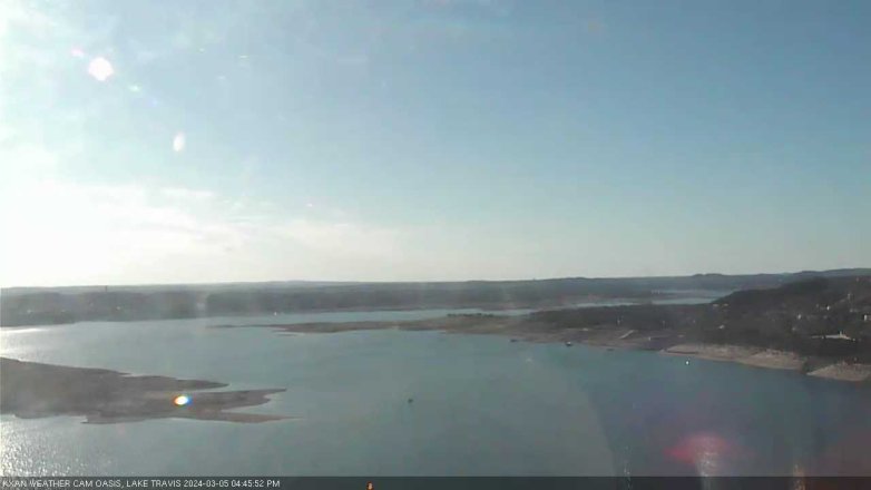Lake Travis webcam, March 5, 2024 4:45 PM CT