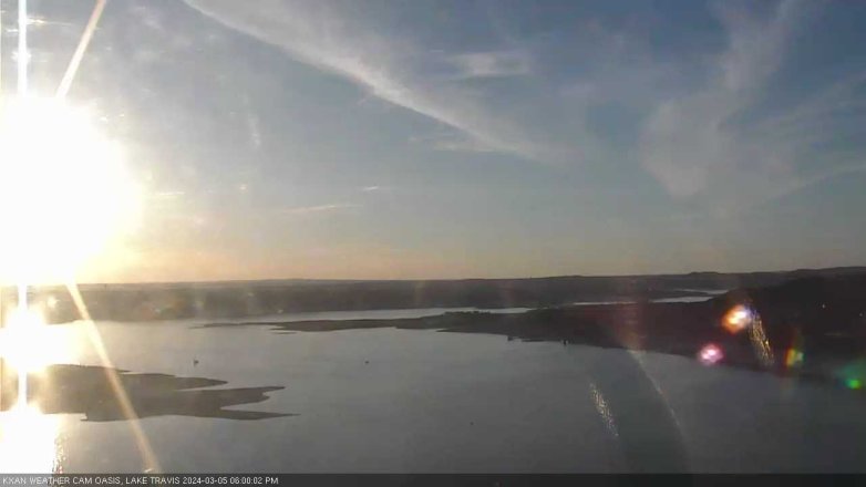 Lake Travis webcam, March 5, 2024 6:00 PM CT