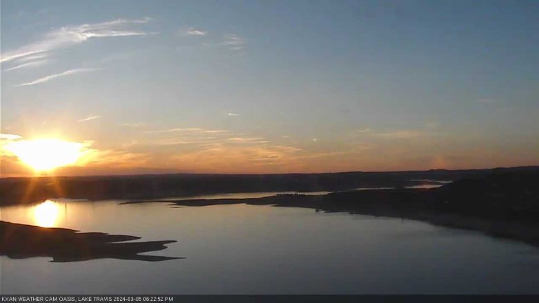 Lake Travis webcam, March 5, 2024 6:25 PM CT