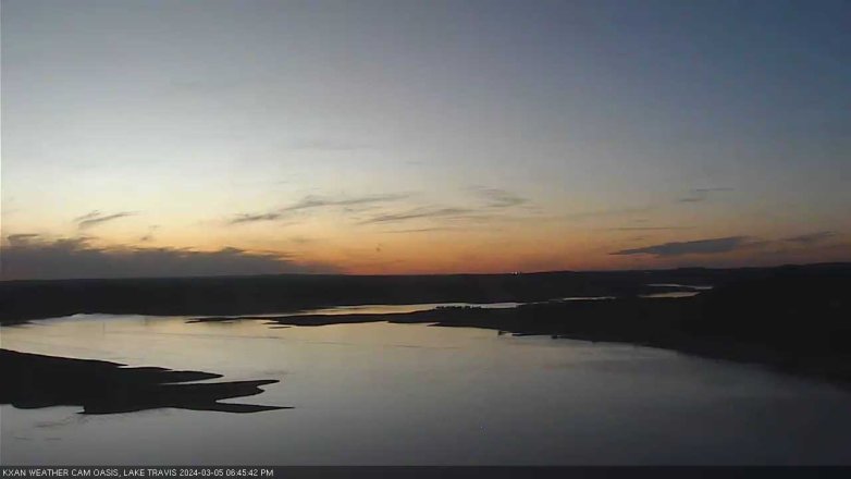 Lake Travis webcam, March 5, 2024 6:45 PM CT