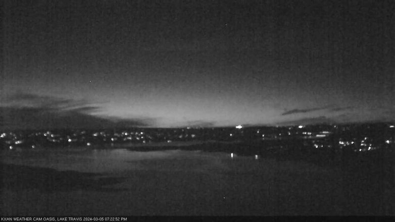 Lake Travis webcam, March 5, 2024 7:25 PM CT