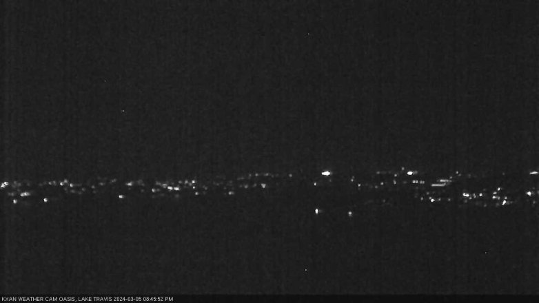 Lake Travis webcam, March 5, 2024 8:45 PM CT