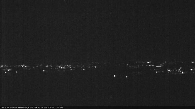 Lake Travis webcam, March 5, 2024 9:25 PM CT