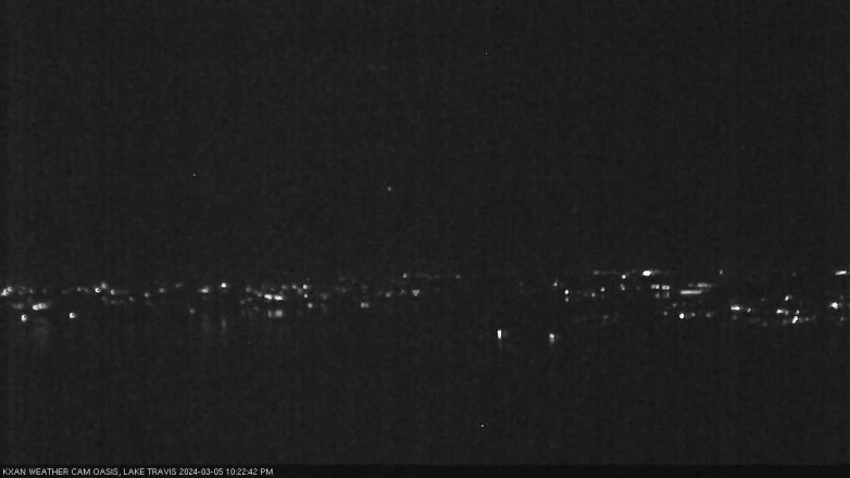 Lake Travis webcam, March 5, 2024 10:25 PM CT