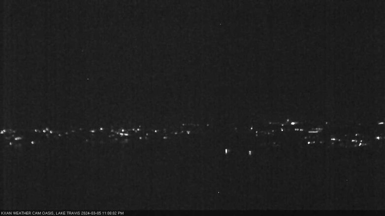 Lake Travis webcam, March 5, 2024 11:00 PM CT
