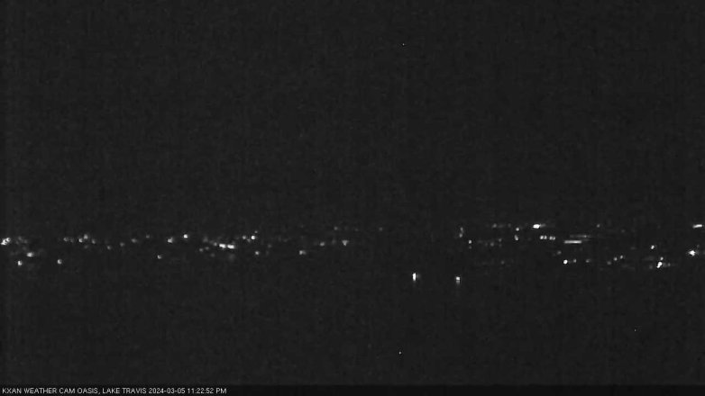 Lake Travis webcam, March 5, 2024 11:25 PM CT