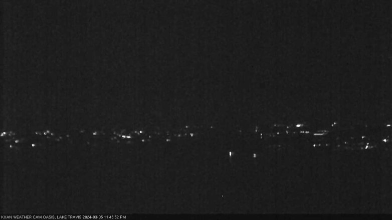 Lake Travis webcam, March 5, 2024 11:45 PM CT