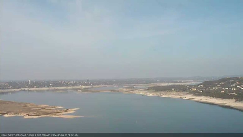Lake Travis webcam, March 6, 2024 9:00 AM CT