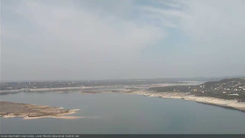 Lake Travis webcam, March 6, 2024 10:45 AM CT