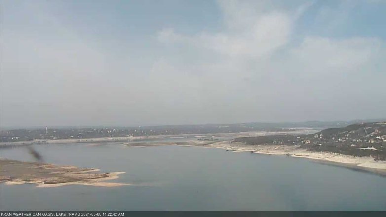 Lake Travis webcam, March 6, 2024 11:25 AM CT