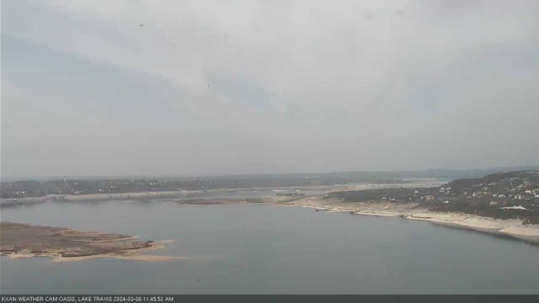 Lake Travis webcam, March 6, 2024 11:45 AM CT