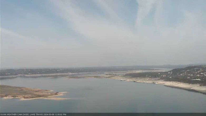 Lake Travis webcam, March 6, 2024 12:00 PM CT