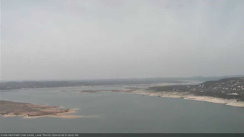Lake Travis webcam, March 6, 2024 1:00 PM CT