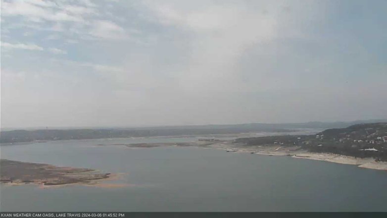 Lake Travis webcam, March 6, 2024 1:45 PM CT