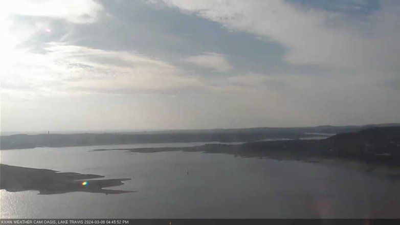 Lake Travis webcam, March 6, 2024 4:45 PM CT