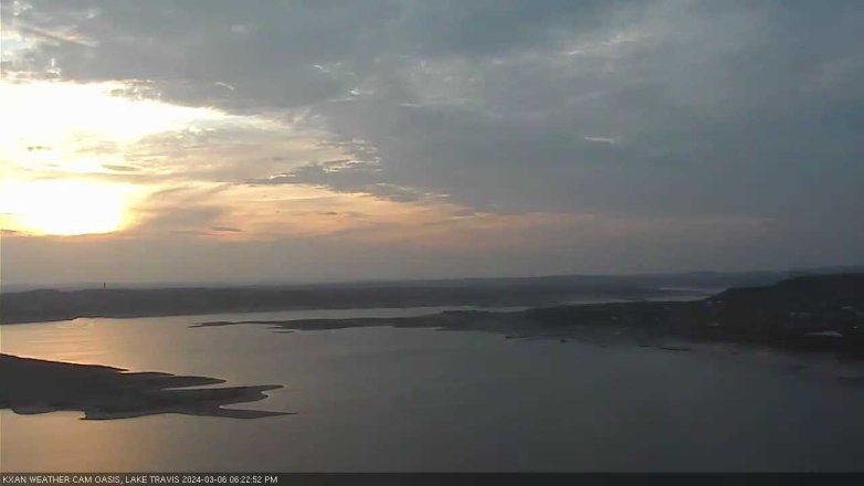 Lake Travis webcam, March 6, 2024 6:25 PM CT