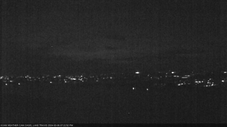 Lake Travis webcam, March 6, 2024 7:25 PM CT