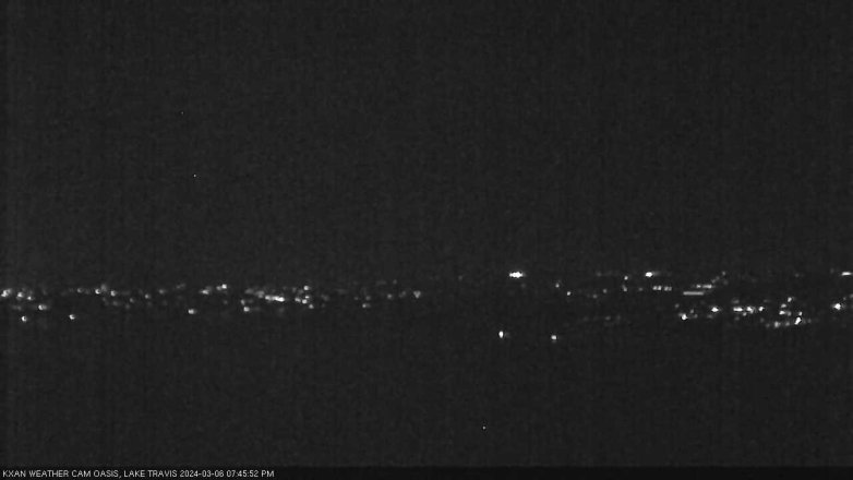 Lake Travis webcam, March 6, 2024 7:45 PM CT