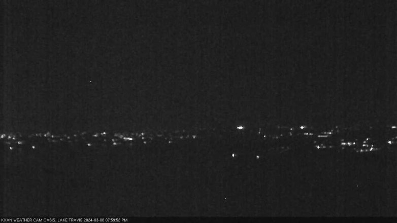 Lake Travis webcam, March 6, 2024 8:00 PM CT