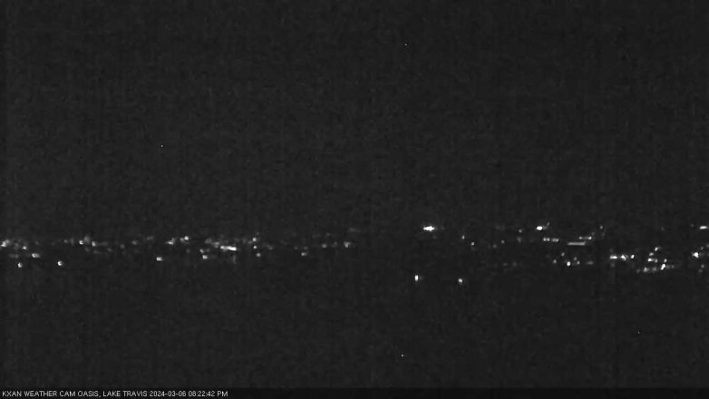Lake Travis webcam, March 6, 2024 8:25 PM CT