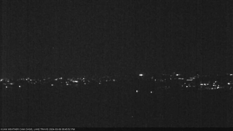 Lake Travis webcam, March 6, 2024 8:45 PM CT