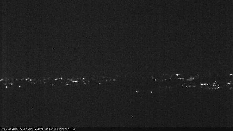 Lake Travis webcam, March 6, 2024 9:00 PM CT