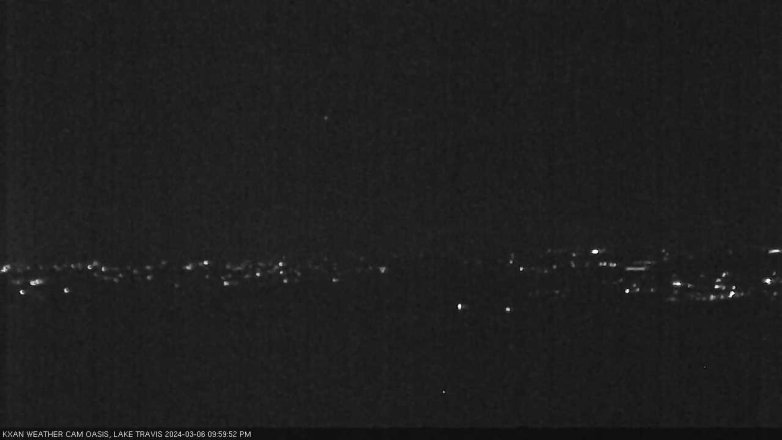Lake Travis webcam, March 6, 2024 10:00 PM CT