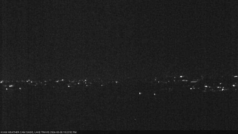 Lake Travis webcam, March 6, 2024 10:25 PM CT