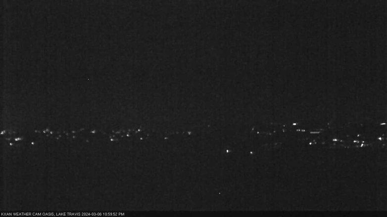 Lake Travis webcam, March 6, 2024 11:00 PM CT