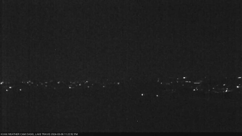 Lake Travis webcam, March 6, 2024 11:25 PM CT