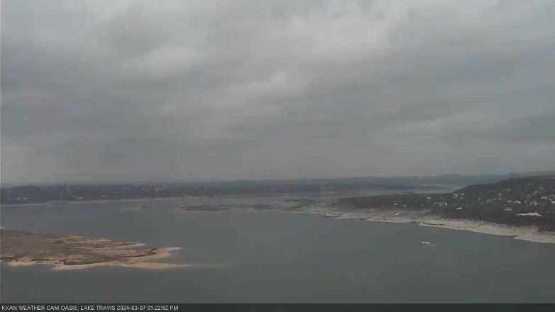 Lake Travis webcam, March 7, 2024 1:25 PM CT