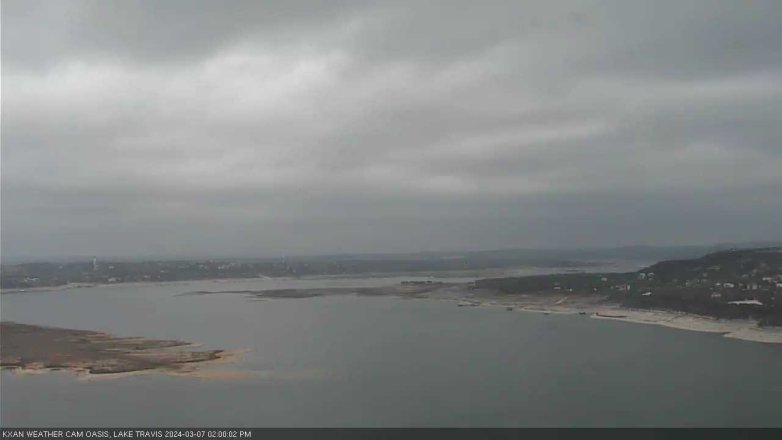Lake Travis webcam, March 7, 2024 2:00 PM CT