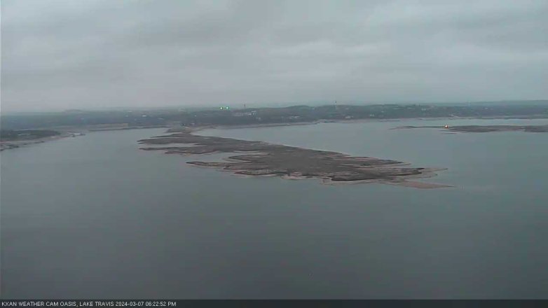 Lake Travis webcam, March 7, 2024 6:25 PM CT