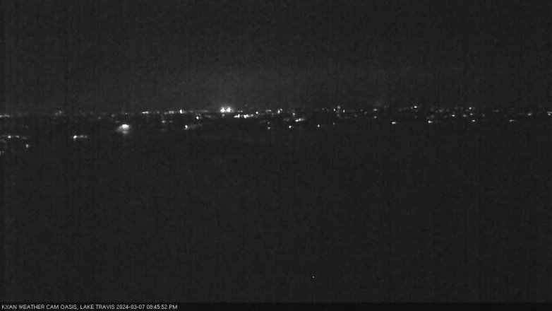 Lake Travis webcam, March 7, 2024 8:45 PM CT
