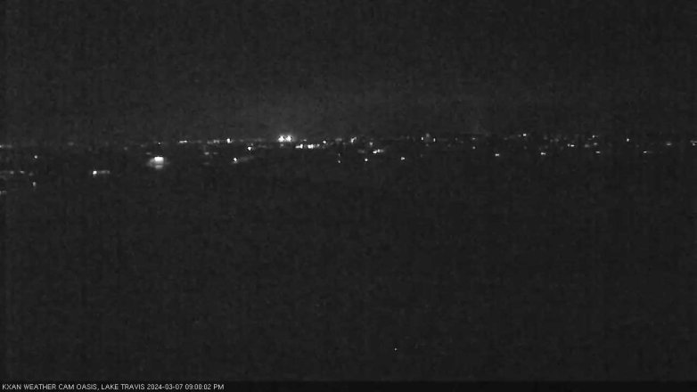 Lake Travis webcam, March 7, 2024 9:00 PM CT