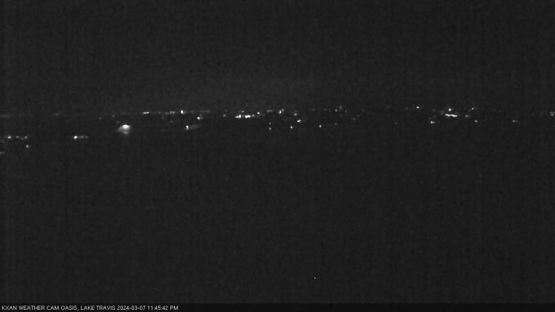 Lake Travis webcam, March 7, 2024 11:45 PM CT