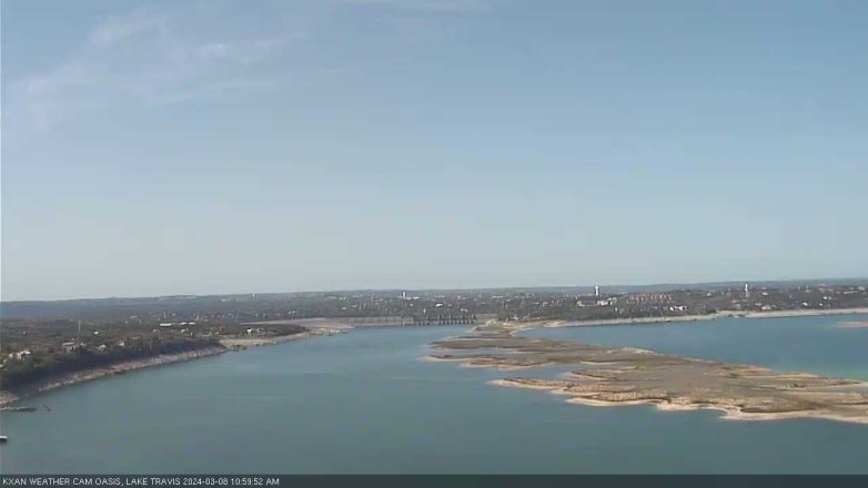 Lake Travis webcam, March 8, 2024 11:00 AM CT