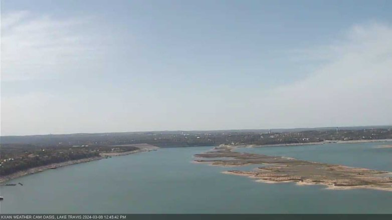 Lake Travis webcam, March 8, 2024 12:45 PM CT
