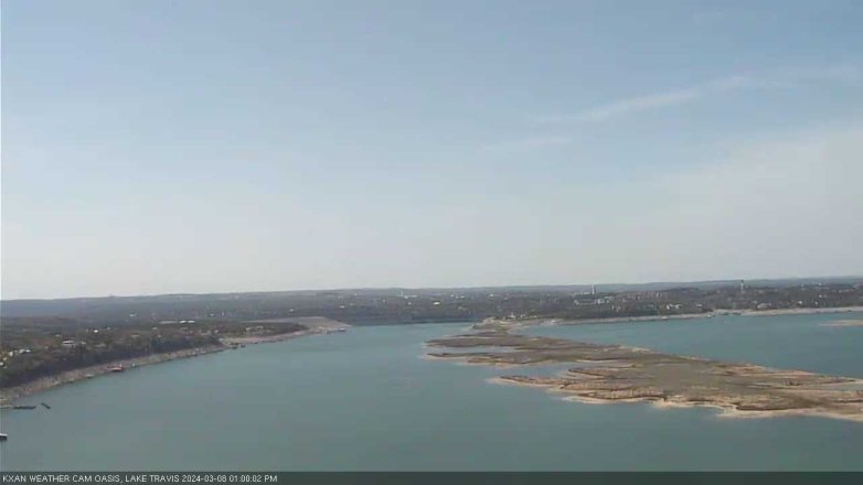 Lake Travis webcam, March 8, 2024 1:00 PM CT