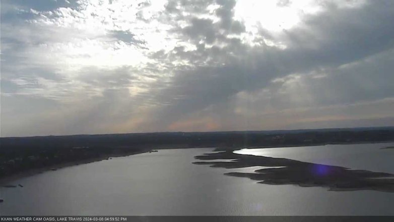 Lake Travis webcam, March 8, 2024 5:00 PM CT