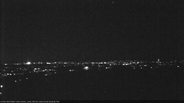 Lake Travis webcam, March 8, 2024 8:00 PM CT