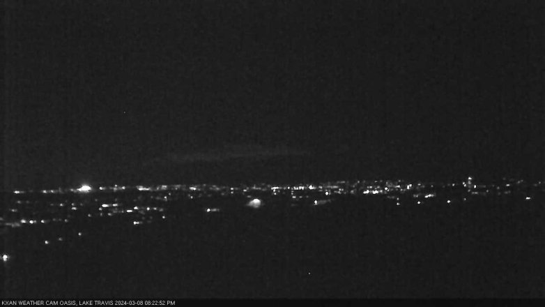 Lake Travis webcam, March 8, 2024 8:25 PM CT