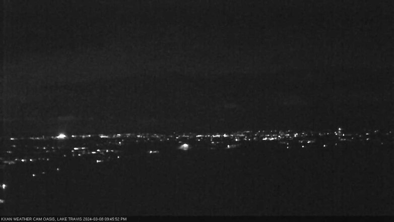 Lake Travis webcam, March 8, 2024 9:45 PM CT